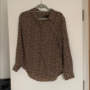 Nwt J crew leopard blouse